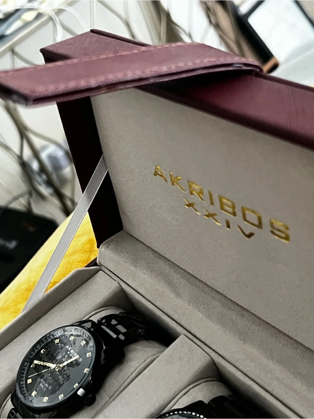 Akribos XXIV His & Hers Diamond Dial Watch Set - NWT